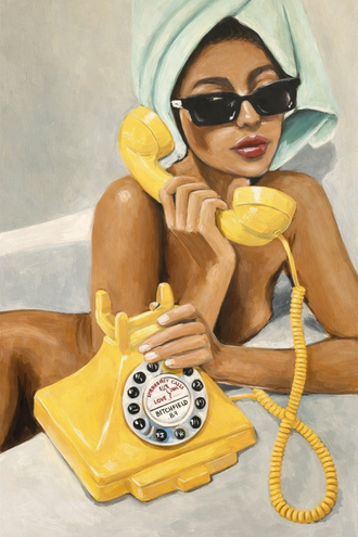 Emergency Call Love Print – Heritage Telephone Aesthetic Wall Décor