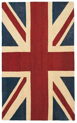 Nostalgic Union Jack Flag Print, British Flag Wall Décor