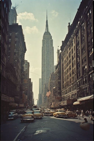 Empire State Building Heritage Wall Décor Print