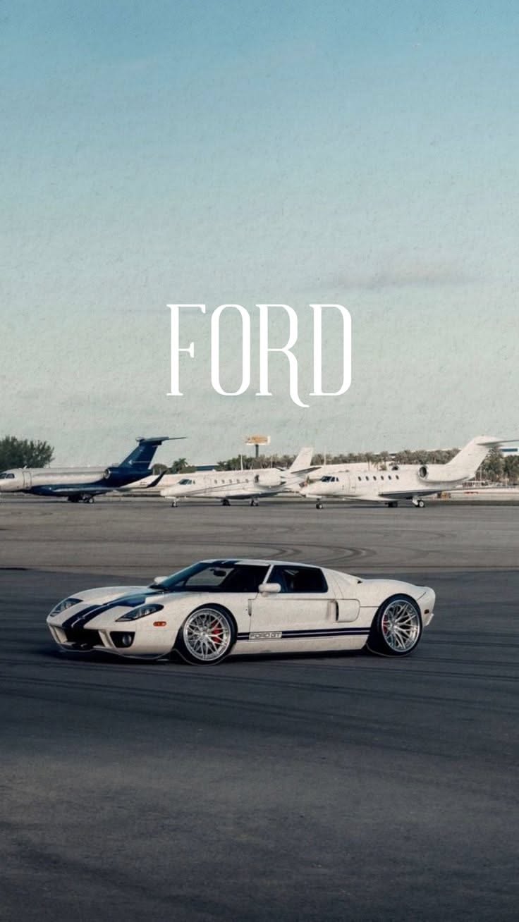 FORD GT Car Décor Poster – Aesthetic Ford Sports Car Wall Print