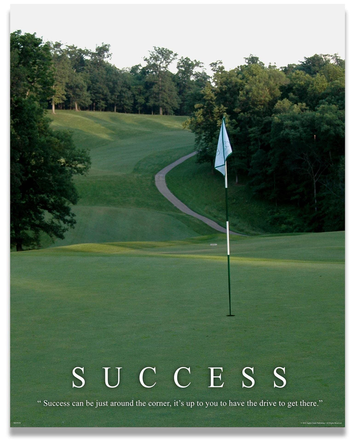 Success Quote Wall Décor Poster – Motivational Print for Office or Home Decor