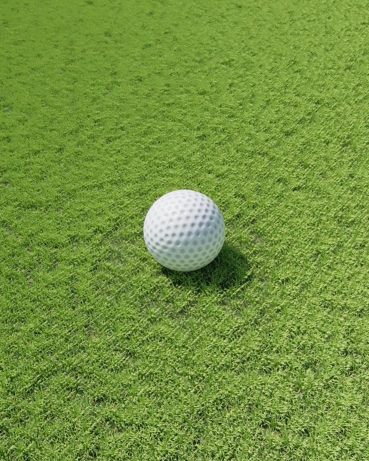 Simple Golf Ball Wall Poster – Minimal Golf Wall Décor for Home or Office