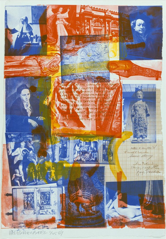 100 Years Historical Art Collage Pop Art Print Wall Print
