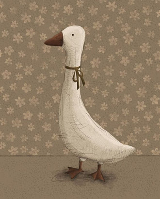 Nostalgic Goose Illustration Wall Print Décor Poster Print