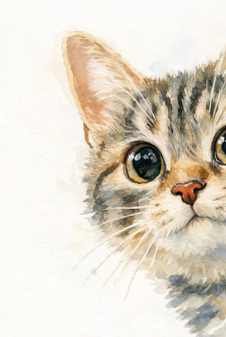 Aesthetic Cat Portrait Wall Décor Wall Poster Print