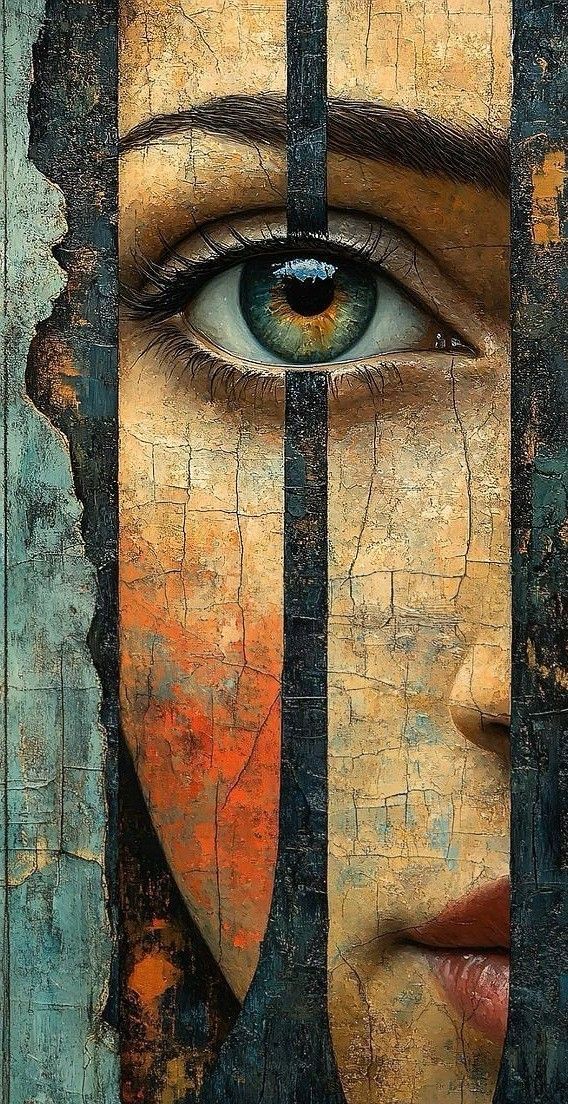 Woman Eye Expressive Wall Poster – Aesthetic Surreal Portrait Print