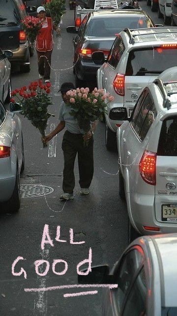 ALL Good Urban Flower Vendor Aesthetic Wall Print