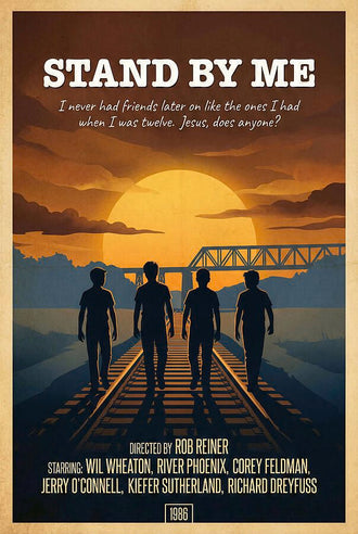 Stand By Me Heritage Movie Wall Poster Wall Décor – 1986 Film Traditional