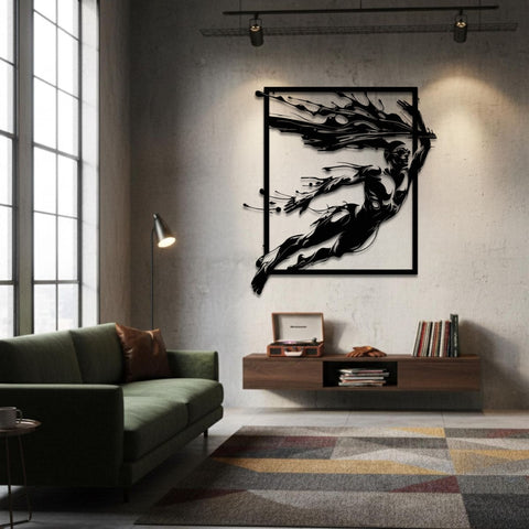 Swimmer Metal Wall Art