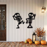 Dancing Skeletons metal wall art – image 3