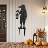 Raven Man with Lantern metal wall art – image 3