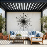 Atomic Starburst metal wall art – image 3