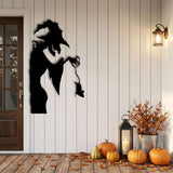 Witch with Cauldron metal wall art – image 3
