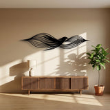 Bird in Flight Lines metal wall art – image 3