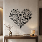 Floral Heart metal wall art – image 3