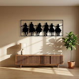 Cowboy Riders Panel metal wall art – image 3