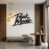 Peak Mode Script metal wall art – image 3
