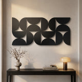 Mid-Century Arc Pattern metal wall art – image 3