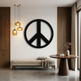 Peace Sign metal wall art – image 3