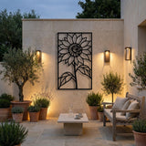 Sunflower Panel metal wall art – image 3