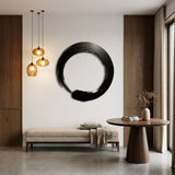 Enso Circle metal wall art – image 3