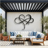 Infinity Heart metal wall art – image 3
