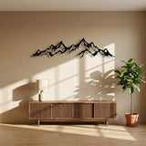 Mountain Range Silhouette metal wall art – image 3