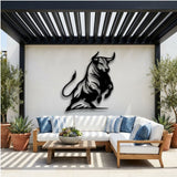 Charging Bull metal wall art – image 3