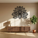 Mandala Lotus Flower metal wall art – image 3