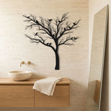 Tree with Perched Birds metal wall art – image 3