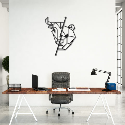 Bull and Bear Metal Wall Art