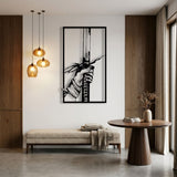 Samurai Katana Panel metal wall art – image 4