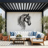Horse Head metal wall art – image 4