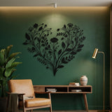 Floral Heart metal wall art – image 4