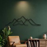 Minimal Mountain Lines metal wall art – image 4
