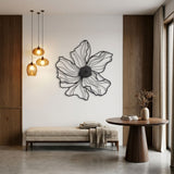 Open Blossom Flower metal wall art – image 4