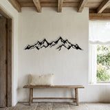 Mountain Range Silhouette metal wall art – image 4