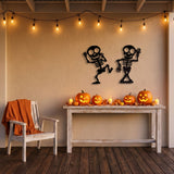 Dancing Skeletons metal wall art – image 4