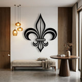 Fleur-de-Lis metal wall art – image 4