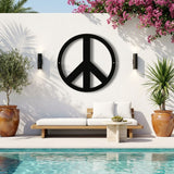 Peace Sign metal wall art – image 4