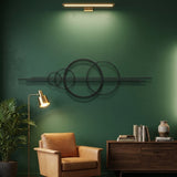 Overlapping Rings Horizon metal wall art – image 4