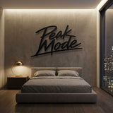 Peak Mode Script metal wall art – image 4