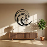 Spiral Vortex metal wall art – image 4