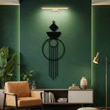 Boho Geometric Pendant metal wall art – image 4