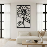 Sunflower Panel metal wall art – image 4
