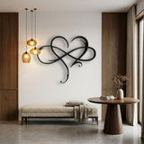 Infinity Heart metal wall art – image 4