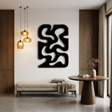Abstract Maze Shape metal wall art – image 4