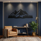 Mountain Peak and Pine Forest metal wall art – image 4