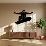 Snowboarder Jump metal wall art – image 4