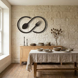 Infinity Spoon and Fork metal wall art – image 4